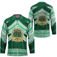 Personalised Tonga Saineha High School Hockey Jersey Polynesian Ngatu Tribal - Polynesian Pride