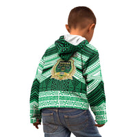 Personalised Tonga Saineha High School Kid Hoodie Polynesian Ngatu Tribal