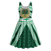 Personalised Tonga Saineha High School Midi Dress Polynesian Ngatu Tribal - Polynesian Pride