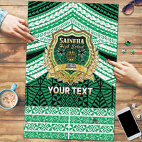 Personalised Tonga Saineha High School Puzzle Polynesian Ngatu Tribal - Polynesian Pride