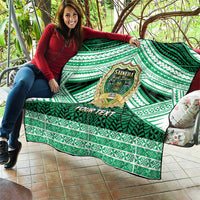 Personalised Tonga Saineha High School Quilt Polynesian Ngatu Tribal