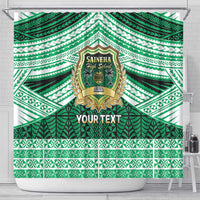 Personalised Tonga Saineha High School Shower Curtain Polynesian Ngatu Tribal LT9 - Polynesian Pride