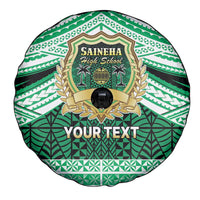 Personalised Tonga Saineha High School Spare Tire Cover Polynesian Ngatu Tribal