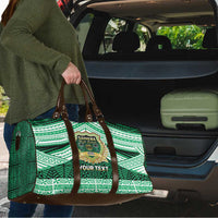 Personalised Tonga Saineha High School Travel Bag Polynesian Ngatu Tribal - Polynesian Pride