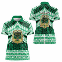 Personalised Tonga Saineha High School Women Polo Shirt Polynesian Ngatu Tribal