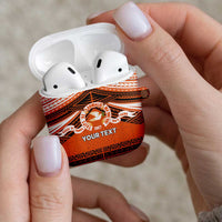 Personalised Tonga Tailulu College AirPods Case Polynesian Ngatu Tribal - Polynesian Pride