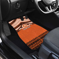 Personalised Tonga Tailulu College Car Mats Polynesian Ngatu Tribal