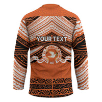 Personalised Tonga Tailulu College Hockey Jersey Polynesian Ngatu Tribal LT9 - Polynesian Pride