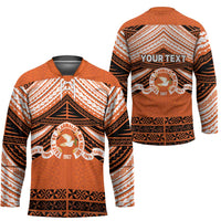 Personalised Tonga Tailulu College Hockey Jersey Polynesian Ngatu Tribal LT9 - Polynesian Pride