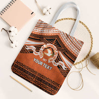 Personalised Tonga Tailulu College Tote Bag Polynesian Ngatu Tribal - Polynesian Pride