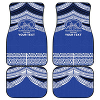 Personalised Tonga Taufa'ahau Pilolevu College Car Mats Polynesian Ngatu Tribal