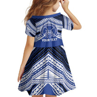 Personalised Tonga Taufa'ahau Pilolevu College Family Matching Mermaid Dress and Hawaiian Shirt Polynesian Ngatu Tribal