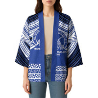 Personalised Tonga Taufa'ahau Pilolevu College Kimono Polynesian Ngatu Tribal - Polynesian Pride