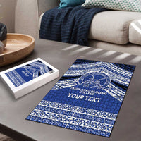 Personalised Tonga Taufa'ahau Pilolevu College Puzzle Polynesian Ngatu Tribal - Polynesian Pride