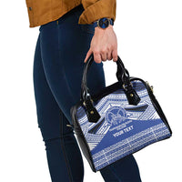 Personalised Tonga Taufa'ahau Pilolevu College Shoulder Handbag Polynesian Ngatu Tribal LT9 - Polynesian Pride
