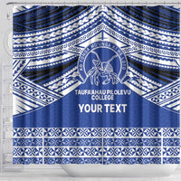 Personalised Tonga Taufa'ahau Pilolevu College Shower Curtain Polynesian Ngatu Tribal LT9 - Polynesian Pride