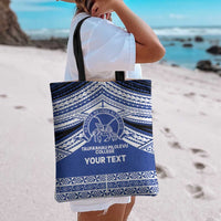 Personalised Tonga Taufa'ahau Pilolevu College Tote Bag Polynesian Ngatu Tribal - Polynesian Pride
