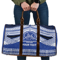 Personalised Tonga Taufa'ahau Pilolevu College Travel Bag Polynesian Ngatu Tribal - Polynesian Pride