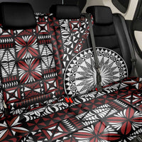 Red Tongan Ngatu Fonulei Pattern Back Car Seat Cover LT9 - Polynesian Pride