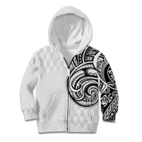 Hawaii and Japanese Culture Personalised Kid Hoodie With Polynesian Tribal Tattoo Style
