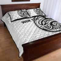 Hawaii and Japanese Culture Personalised Quilt Bed Set With Polynesian Tribal Tattoo Style