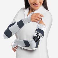 Japan Pacific Rugby 2022-23 Custom Arm Sleeves Black Sakura Japanese Wave Pattern - Polynesian Pride