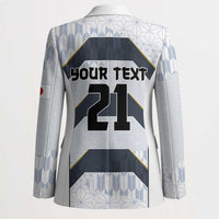 Japan Pacific Rugby 2022-23 Custom Blazer Black Sakura Japanese Wave Pattern - Polynesian Pride