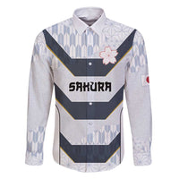 Japan Pacific Rugby 2022-23 Custom Family Matching Long Sleeve Bodycon Dress and Hawaiian Shirt Black Sakura Japanese Wave Pattern