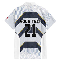 Japan Pacific Rugby 2022-23 Custom Hawaiian Shirt Black Sakura Japanese Wave Pattern