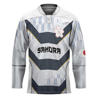 Japan Pacific Rugby 2022-23 Custom Hockey Jersey Black Sakura Japanese Wave Pattern LT9 Unisex Black - Polynesian Pride