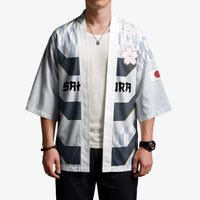 Japan Pacific Rugby 2022-23 Custom Kimono Black Sakura Japanese Wave Pattern - Polynesian Pride