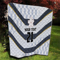 Japan Pacific Rugby 2022-23 Custom Quilt Black Sakura Japanese Wave Pattern