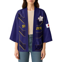 Japan Pacific Rugby 2022-23 Custom Kimono Blue Sakura Japanese Wave Pattern - Polynesian Pride