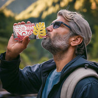 Japanese Samurai Warrior 4 in 1 Can Cooler Tumbler Colorful Polynesian Tattoo Style