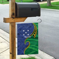 Solomon Islands Independence Day 1978 Personalised Garden Flag Polynesian Pattern with Flag Style