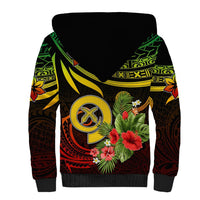 Custom Vanuatu Islands Sherpa Hoodie Proud To Be A Ni-Van LT9 - Polynesian Pride