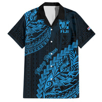 Fiji Rugby Hawaiian Shirt Kaiviti Fijian Tribal World Cup Blue No2 LT9 Blue - Polynesian Pride