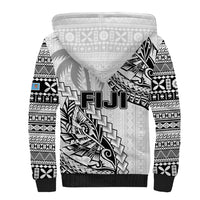 Fiji Rugby Sherpa Hoodie Kaiviti Fijian Tribal World Cup White LT9 - Polynesian Pride
