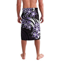 Plumeria Tribal Tattoo Lavalava Purple Polynesian Pattern