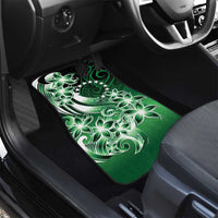 Cook Islands Tattoo Car Mats Plumeria Polynesian Pattern