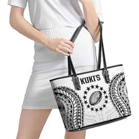 World Rugby Cook Islands Leather Tote Bag Kukis Make History - Polynesian Pride