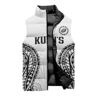 World Rugby Cook Islands Sleeveless Puffer Jacket Kukis Make History - Polynesian Pride