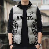 World Rugby Cook Islands Sleeveless Puffer Jacket Kukis Make History - Polynesian Pride
