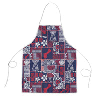 Guam Felis Pasgua Apron Pacific Patchwork Xmas Vibes - Polynesian Pride