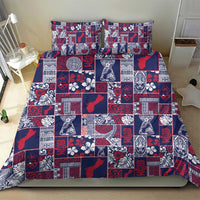Guam Felis Pasgua Bedding Set Pacific Patchwork Xmas Vibes - Polynesian Pride