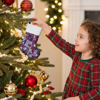 Guam Felis Pasgua Christmas Stocking Pacific Patchwork Xmas Vibes - Polynesian Pride