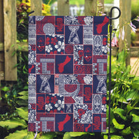 Guam Felis Pasgua Garden Flag Pacific Patchwork Xmas Vibes - Polynesian Pride