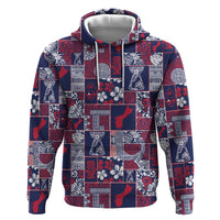 Guam Felis Pasgua Hoodie Pacific Patchwork Xmas Vibes - Polynesian Pride