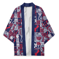 Guam Felis Pasgua Kimono Pacific Patchwork Xmas Vibes - Polynesian Pride