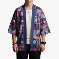 Guam Felis Pasgua Kimono Pacific Patchwork Xmas Vibes - Polynesian Pride